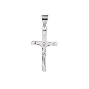 NUBIS® Stříbrný přívěšek kříž s Ježíšem - NB-4411