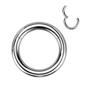 Šperky4U Piercing segment kruh TITAN - TIT1301-0212
