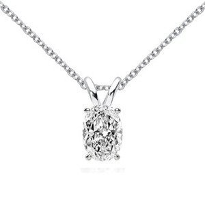 NUBIS® Stříbrný náhrdelník moissanit - MN403