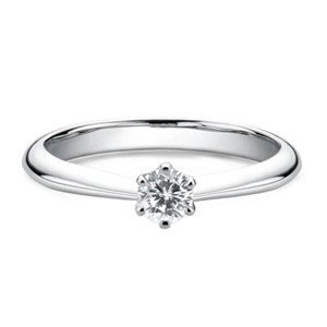 NUBIS® Stříbrný zásnubní prsten s moissanitem, vel. 52 - velikost 52 - MN503-52