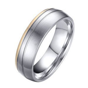 Šperky4U Pánský ocelový prsten, šíře 6 mm, vel. 62 - velikost 62 - OPR0042-P-62