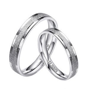NUBIS® Pánský stříbrný prsten šíře 4 mm, vel. 62 - velikost 62 - NB103-P-62