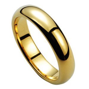 NUBIS® Wolframový prsten, šíře 6 mm - velikost 65 - NWF1051-6-65