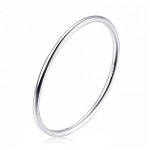 NUBIS® Minimalistický stříbrný prsten - velikost 58 - NB-5069-58