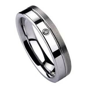 NUBIS® NWF1001 Dámský snubní prsten se zirkonem - velikost 59 - NWF1001-Zr-59