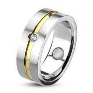 Spikes USA Ocelový prsten šíře 8 mm - velikost 60 - OPR1391-60