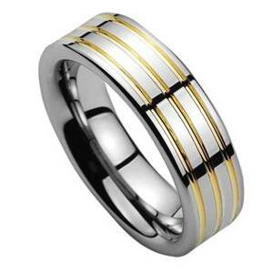 NUBIS® NWF1052 Pánský snubní prsten - velikost 66 - NWF1052-66