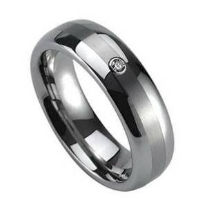NUBIS® NWF1026 Dámský snubní prsten se zirkonem - velikost 48 - NWF1026-Zr-48