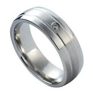 NUBIS® NSS1014 Dámský snubní prsten se zirkonem - velikost 49 - NSS1014-Zr-49