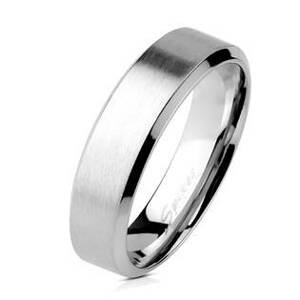 Spikes USA Ocelový prsten matný - velikost 57 - OPR1393-6-57