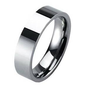 NUBIS® Wolframový prsten, šíře 6 mm - velikost 52 - NWF1062-6-52