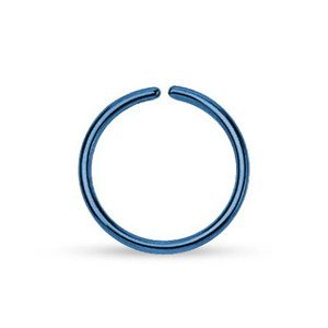 Šperky4U Piercing do nosu - kruh modrý - N0005-0810