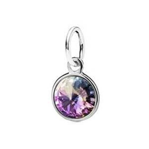 Šperky4U Stříbrný přívěšek s kamenem Crystals from SWAROVSKI® Vitrail Light - CS3700-VL
