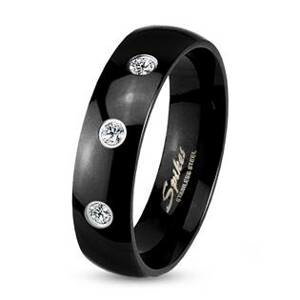 Šperky4U OPR1299-6 Dámský snubní prsten šíře 6 mm - velikost 49 - OPR1299-6-Zr3-49
