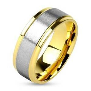 Šperky4U OPR0009 Dámský ocelový snubní prsten - velikost 55 - OPR0009-6-55