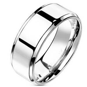 Spikes USA Ocelový prsten lesklý - velikost 62 - OPR1303-8-62