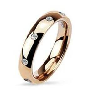 Šperky4U OPR0016-4ZRx Dámský ocelový snubní prsten - velikost 49 - OPR0016-4ZRx-49