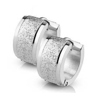 Šperky4U Ocelové náušnice - kroužky - OPN1215-ST