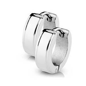 Šperky4U Ocelové náušnice - kroužky - OPN1312-ST