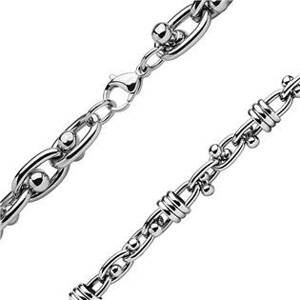 Šperky4U Pánský ocelový řetěz, tl. 13 mm, délka 55 cm - OPE1016-013-55