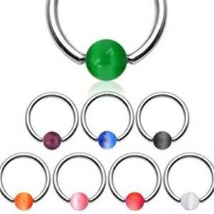 Šperky4U Piercing kruh akrylát, rozměr 1,2 x 10 mm - K01030-P