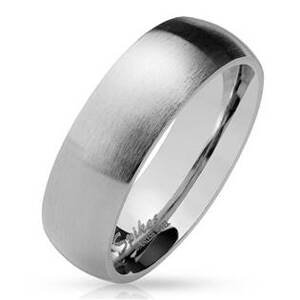 Šperky4U Ocelový prsten matný - velikost 55 - OPR0028-6-55