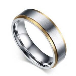Šperky4U Ocelový prsten, šíře 5 mm - velikost 51 - OPR0038-D-51