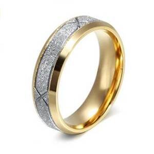 Šperky4U OPR0041 Pánský ocelový snubní prsten - velikost 55 - OPR0041-P-55