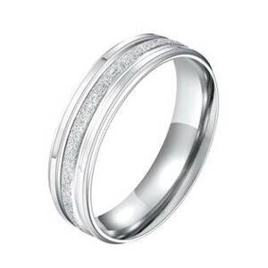Šperky4U OPR0051 Pánský ocelový prsten, šíře 6 mm - velikost 57 - OPR0051-P-57