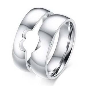 Šperky4U OPR0054 Pánský ocelový prsten - srdce, šíře 6 mm - velikost 60 - OPR0054-P-60