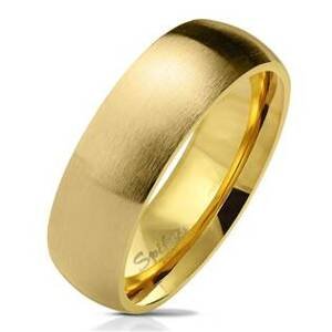 Šperky4U OPR0070 Dámský zlacený snubní prsten - velikost 49 - OPR0070-6-49