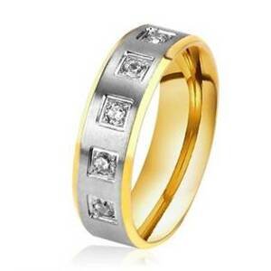 Šperky4U Ocelový prsten, šíře 6 mm, vel. 52 - velikost 52 - OPR0086-D-52