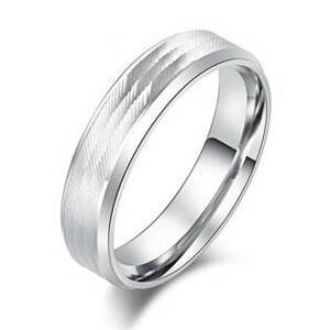 Šperky4U OPR0088 Dámský ocelový prsten, šíře 6 mm - velikost 54 - OPR0088-54