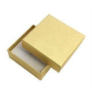Šperky4U Krabička na soupravu šperků - zlatá - KR0156-GD