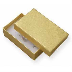 Šperky4U Krabička na soupravu šperků - zlatá - KR0155-GD