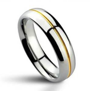 NUBIS® NWF1027-SL Dámský snubní prsten wolfram - velikost 52 - NWF1027-SL-52