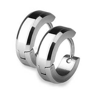 Šperky4U Ocelové náušnice - kroužky - OPN1270-ST