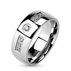Šperky4U Pánský ocelový prsten - velikost 60 - OPR0094-8-60