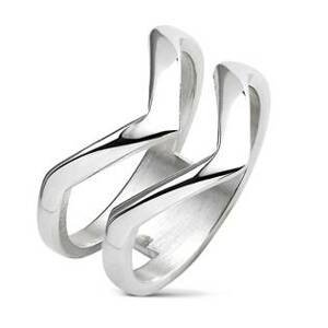 Šperky4U Ocelový prsten - špičky - velikost 52 - OPR1714-52