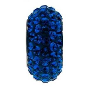 Šperky4U Navlékací přívěšek korálek s krystaly Swarovski®, CAPRI BLUE - LV0002-CB