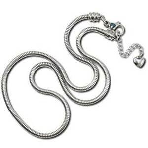 Šperky4U Ocelový náhrdelník - had, délka 45 cm - LV9005-45