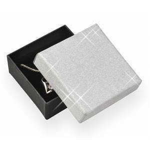 Šperky4U Krabička na soupravu šperků, stříbrná - KR0152-ST