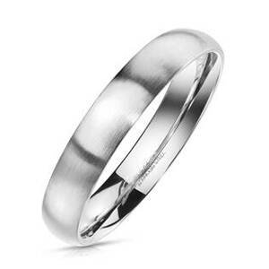 Šperky4U OPR0028 Pánský prsten matný, šíře 4 mm - velikost 55 - OPR0028-4-55