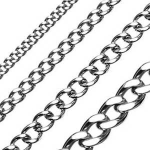 Šperky4U Ocelový řetěz, šíře 10,5 mm, délka 60 cm - OPE1080-105-60