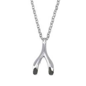 Šperky4U Ocelový řetízek s přívěškem - rybí kostička pro štěstí - OPD0052