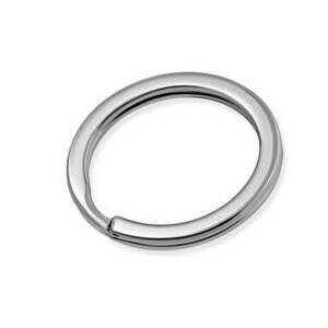 Šperky4U Ocelový kroužek na klíče, pr. 32 mm - KX0001-32