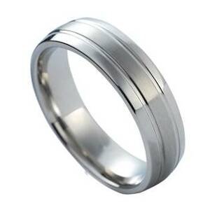 NUBIS® NSS1014 Pánský snubní prsten - velikost 66 - NSS1014-66