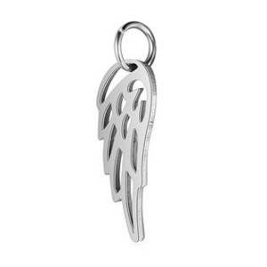 Šperky4U Malý ocelový přívěšek andělké křídlo - OPP1643-ST
