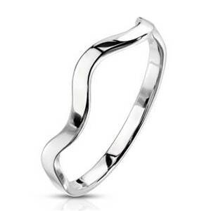 Šperky4U Ocelový prsten vlnka - velikost 60 - OPR1758-60