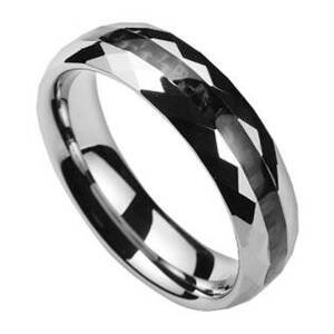 NUBIS® NWF1047 Pánský snubní prsten wolfram - velikost 65 - NWF1047-65
